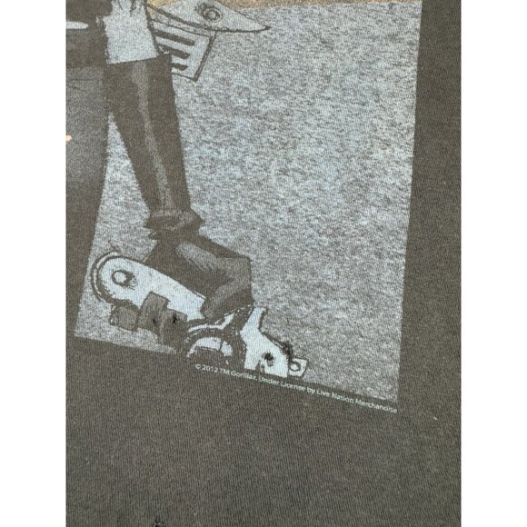 Rare Vintage Y2K Gorillaz Band Tee Thrashed Faded Album Tour Concert Punk Skate - Picture 9 of 16